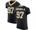 New Orleans Saints #97 Mario Edwards Jr Black Team Color Vapor Untouchable Elite Player Football Jersey