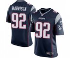 New England Patriots #92 James Harrison Game Navy Blue Team Color Football Jersey