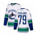 Vancouver Canucks #79 Michael Ferland Authentic White Away Hockey Jersey