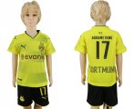 2017-18 Dortmund 17 AUBAMEYANG Home Youth Soccer Jersey