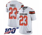 Cleveland Browns #23 Damarious Randall White Vapor Untouchable Limited Player 100th Season Football Jersey
