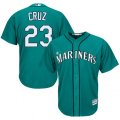 Seattle Mariners #23 Nelson Cruz Replica Teal Green Alternate Cool Base MLB Jersey