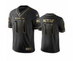 Seattle Seahawks #14 D.K. Metcalf Limited Black Golden Edition Football Jersey