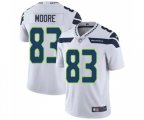 Seattle Seahawks #83 David Moore White Vapor Untouchable Limited Player Football Jersey