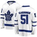 Toronto Maple Leafs #51 Jake Gardiner Fanatics Branded White Away Breakaway NHL Jersey