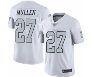 Oakland Raiders #27 Trayvon Mullen Elite White Rush Vapor Untouchable Football Jersey