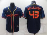 Houston Astros #43 Lance McCullers 2022 Navy City Connect Cool Base Stitched Jersey