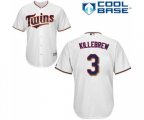 Minnesota Twins #3 Harmon Killebrew Replica White Home Cool Base Baseball Jersey