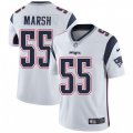 New England Patriots #55 Cassius Marsh White Vapor Untouchable Limited Player NFL Jersey