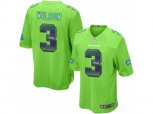 Seattle Seahawks #3 Russell Wilson Limited Green Strobe NFL Jersey