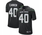 New York Jets #40 Trenton Cannon Game Black Alternate Football Jersey