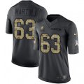 Cleveland Browns #63 Marcus Martin Limited Black 2016 Salute to Service NFL Jersey
