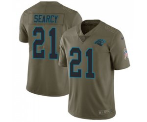 Carolina Panthers #21 Da\'Norris Searcy Limited Olive 2017 Salute to Service Football Jersey