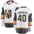Vegas Golden Knights #40 Ryan Carpenter Authentic White Away Fanatics Branded Breakaway NHL Jersey