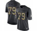 Dallas Cowboys #79 Michael Bennett Limited Black 2016 Salute to Service Football Jersey