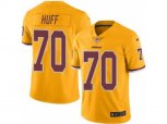 Washington Redskins #70 Sam Huff Limited Gold Rush Vapor Untouchable NFL Jersey