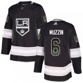 Los Angeles Kings #6 Jake Muzzin Authentic Black Drift Fashion NHL Jersey