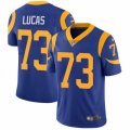 Los Angeles Rams #73 Cornelius Lucas Royal Blue Alternate Vapor Untouchable Limited Player NFL Jersey