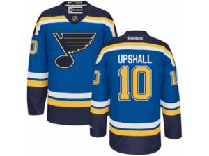 Reebok St. Louis Blues #10 Scottie Upshall Authentic Royal Blue Home NHL Jersey