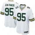 Green Bay Packers #95 Ricky Jean-Francois Game White NFL Jersey