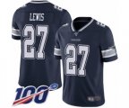 Dallas Cowboys #27 Jourdan Lewis Navy Blue Team Color Vapor Untouchable Limited Player 100th Season Football Jersey