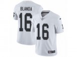 Oakland Raiders #16 George Blanda Vapor Untouchable Limited White NFL Jersey