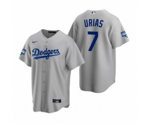 Los Angeles Dodgers Julio Urias Gray 2020 World Series Champions Replica Jersey