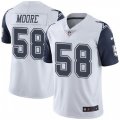 Dallas Cowboys #58 Damontre Moore Limited White Rush Vapor Untouchable NFL Jersey
