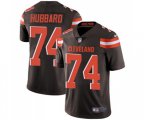 Cleveland Browns #74 Chris Hubbard Brown Team Color Vapor Untouchable Limited Player Football Jersey