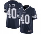 Dallas Cowboys #40 Bill Bates Navy Blue Team Color Vapor Untouchable Limited Player Football Jersey