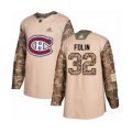 Montreal Canadiens #32 Christian Folin Authentic Camo Veterans Day Practice Hockey Jersey