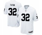 Oakland Raiders #32 Jack Tatum Game White Football Jersey