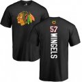 Chicago Blackhawks #57 Tommy Wingels Black Backer T-Shirt
