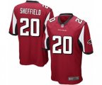 Atlanta Falcons #20 Kendall Sheffield Game Red Team Color Football Jersey