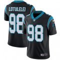 Carolina Panthers #98 Star Lotulelei Black Team Color Vapor Untouchable Limited Player NFL Jersey