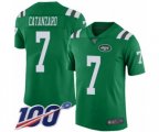 New York Jets #7 Chandler Catanzaro Limited Green Rush Vapor Untouchable 100th Season Football Jersey