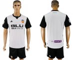 2017-18 Valencia CF Home Soccer Jersey