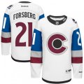 Colorado Avalanche #21 Peter Forsberg Premier White 2016 Stadium Series NHL Jersey