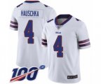 Buffalo Bills #4 Stephen Hauschka White Vapor Untouchable Limited Player 100th Season Football Jersey