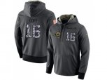 Los Angeles Rams #16 Jared Goff Stitched Black Anthracite Salute to Service Player Performance Hoodie