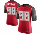 Tampa Bay Buccaneers #98 Anthony Nelson Game Red Team Color Football Jersey
