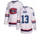 Montreal Canadiens #13 Max Domi Authentic White 2017 100 Classic NHL Jersey