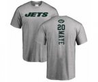 New York Jets #20 Marcus Maye Ash Backer T-Shirt