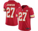 Kansas City Chiefs #27 Larry Johnson Red Team Color Vapor Untouchable Limited Player Football Jersey