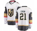 Vegas Golden Knights #21 Cody Eakin Authentic White Away Fanatics Branded Breakaway NHL Jersey