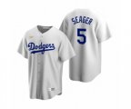 Los Angeles Dodgers Corey Seager Nike White Cooperstown Collection Home Jersey