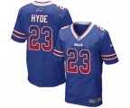 Buffalo Bills #23 Micah Hyde Elite Royal Blue Home Drift Fashion Football Jersey