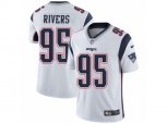 New England Patriots #95 Derek Rivers Vapor Untouchable Limited White NFL Jersey
