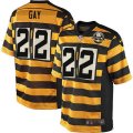 Pittsburgh Steelers #22 William Gay Limited Yellow Black Alternate 80TH Anniversary Throwback NFL Jersey