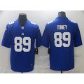 New York Giants #89 Kadarius Toney Blue Nike Limited Jersey